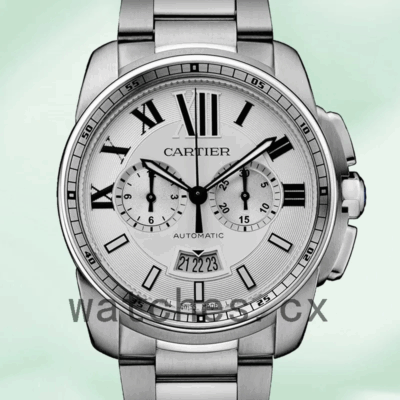 Cartier Calibre 42mm W7100045 Men’s Bracelet Quartz Replica Watches