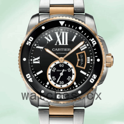 Cartier Calibre 42mm Men’s W7100054 Black Dial Replica Watches