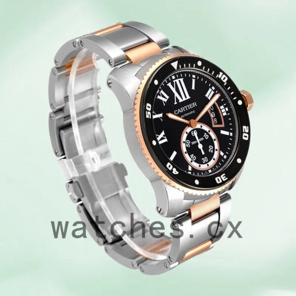 Cartier Calibre 42mm Men’s W7100054 Black Dial Replica Watches - Image 4