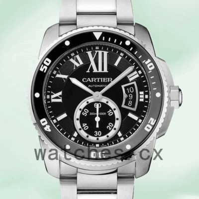 Cartier Calibre W7100057 42mm Men’s Silver-tone Replica Watches