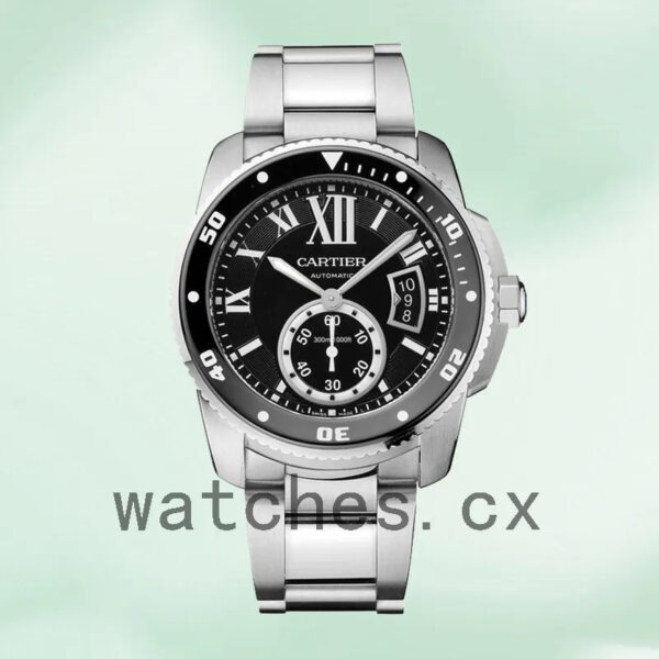 Cartier Calibre W7100057 42mm Men’s Silver-tone Replica Watches - Image 2