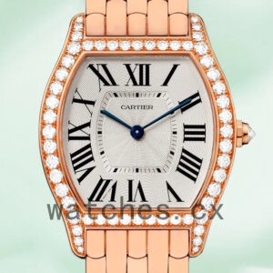 Cartier Tortue WA501012 30mm Ladies Quartz Rose Gold-tone Replica Watches