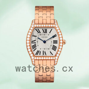 Cartier Tortue WA501012 30mm Ladies Quartz Rose Gold-tone Replica Watches