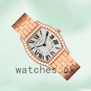 Cartier Tortue WA501012 30mm Ladies Quartz Rose Gold-tone Replica Watches