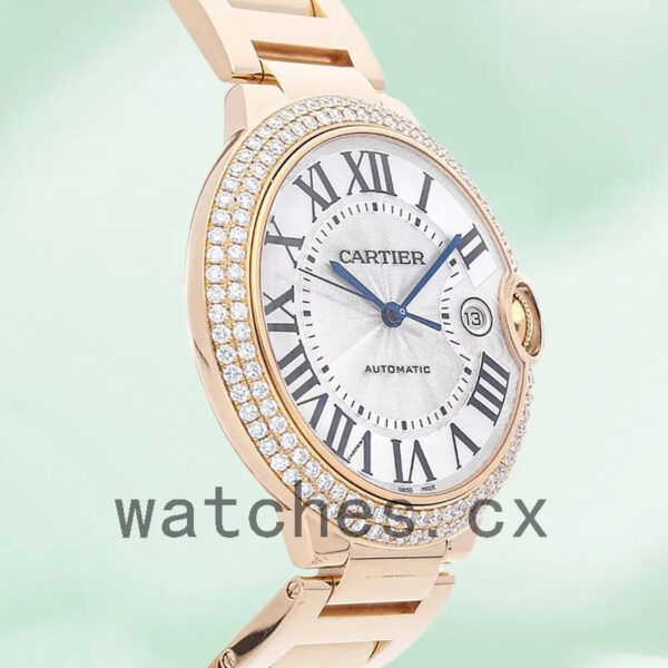 Cartier Ballon Bleu 42mm Men’s WE9007Z3 Automatic Replica Watches - Image 3