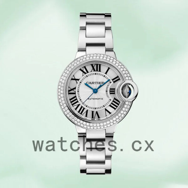 Cartier Ballon Bleu Ladies WE902065 33mm/36mm Automatic Silver White Dial Replica Watches - Image 2