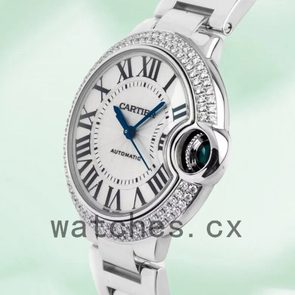 Cartier Ballon Bleu Ladies WE902065 33mm/36mm Automatic Silver White Dial Replica Watches - Image 3