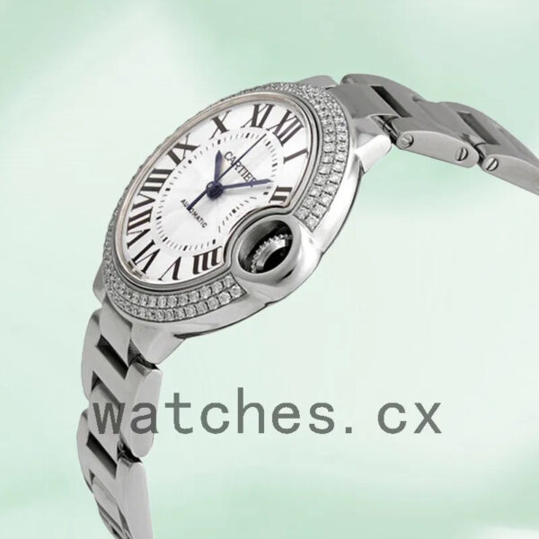 Cartier Ballon Bleu Ladies WE902065 33mm/36mm Automatic Silver White Dial Replica Watches - Image 4
