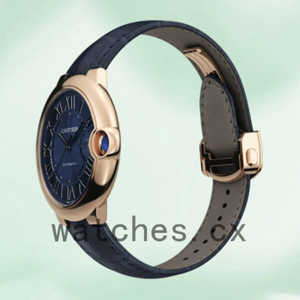 Cartier Ballon Bleu Men’s WGBB0036 36mm/42mm Automatic Rose Gold-tone Replica Watches - Image 4