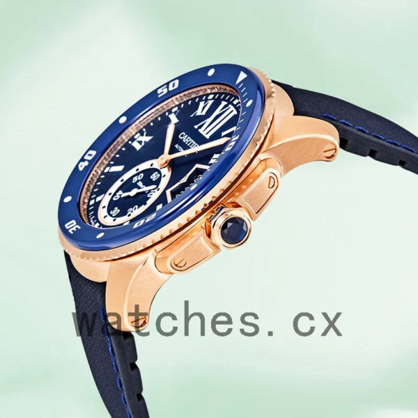 Cartier Calibre WGCA0009 42mm Men’s Automatic Strap Replica Watches - Image 3