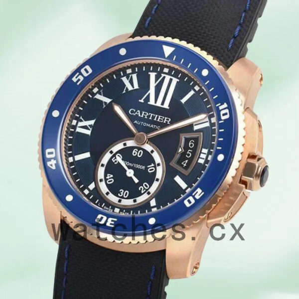 Cartier Calibre WGCA0009 42mm Men’s Automatic Strap Replica Watches - Image 4