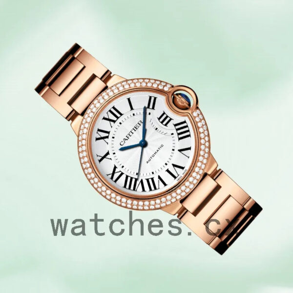 Cartier Ballon Bleu WJBB0067 Ladies 36mm Bracelet Rose Gold-tone Replica Watches - Image 3