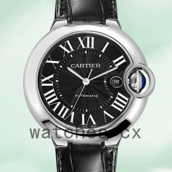 Cartier Ballon Bleu Men’s WSBB0003 36mm/42mm Black Dial Automatic Replica Watches
