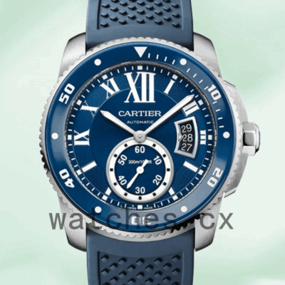 Cartier Calibre WSCA0011 Men’s 42mm Blue Dial Replica Watches