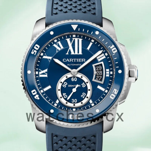 Cartier Calibre WSCA0011 Men’s 42mm Blue Dial Replica Watches