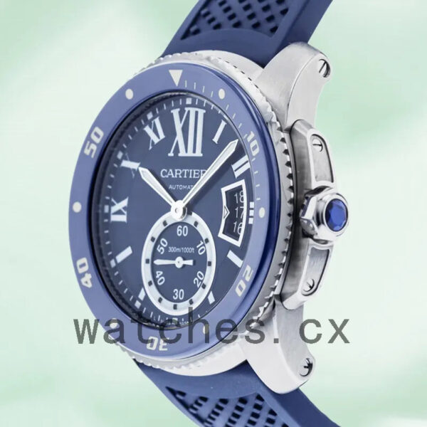 Cartier Calibre WSCA0011 Men’s 42mm Blue Dial Replica Watches - Image 3