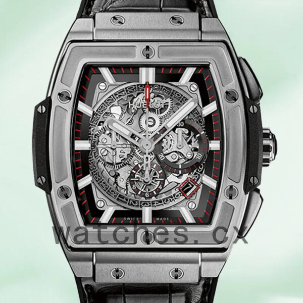 Hublot Spirit Of Big Bang 601.NX.0173.LR 44mm Men Skeleton Dial Silver-tone Replica Watches