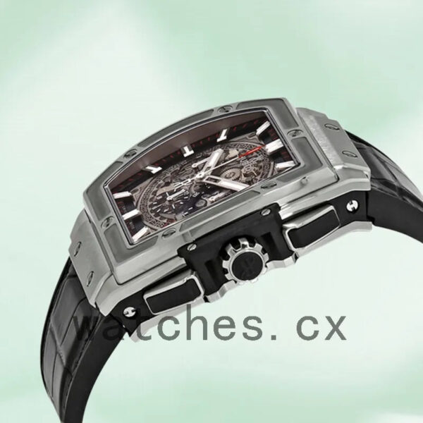 Hublot Spirit Of Big Bang 601.NX.0173.LR 44mm Men Skeleton Dial Silver-tone Replica Watches - Image 3
