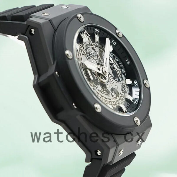 Hublot King Power Men 701.CI.0170 48mm Rubber Band Black Dial Replica Watches - Image 3