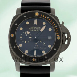 Panerai Luminor Submersible Luminor001 Men’s 47mm Rubber Band Black-tone Replica Watches