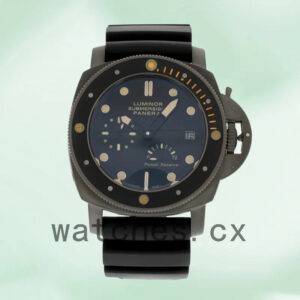 Panerai Luminor Submersible Luminor001 Men’s 47mm Rubber Band Black-tone Replica Watches