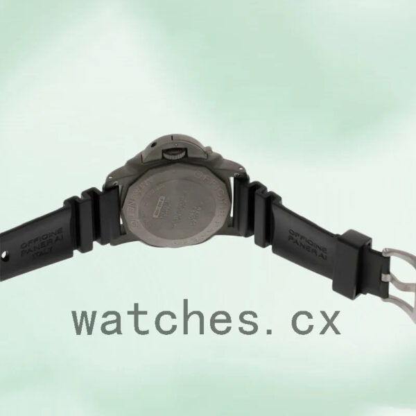 Panerai Luminor Submersible Luminor001 Men’s 47mm Rubber Band Black-tone Replica Watches - Image 4