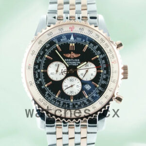 Breitling Navitimer Men’s 46mm NavitimerBK017 Bracelet Black Dial Replica Watches