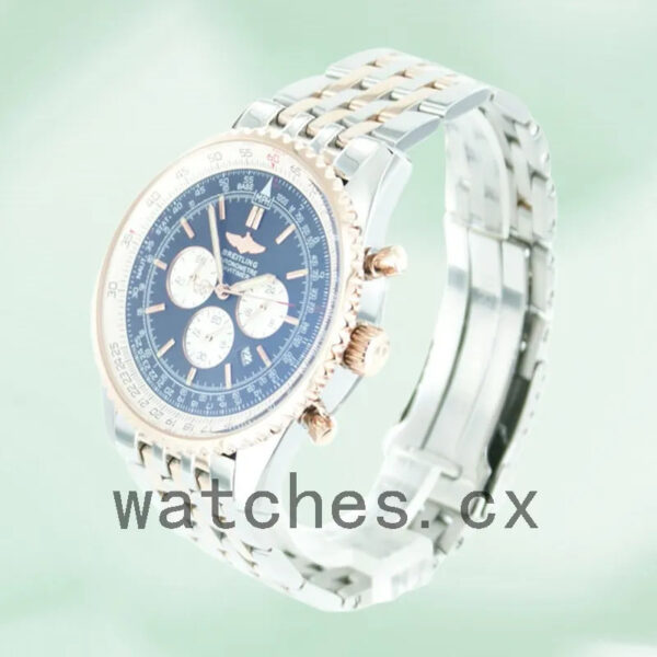 Breitling Navitimer Men’s 46mm NavitimerBK017 Bracelet Black Dial Replica Watches - Image 3