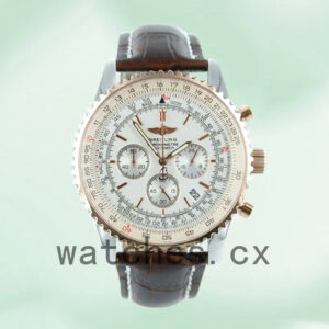 Breitling Navitimer NavitimerW018 Men’s 46mm Rose Gold-tone White Dial Replica Watches