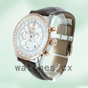Breitling Navitimer NavitimerW018 Men’s 46mm Rose Gold-tone White Dial Replica Watches