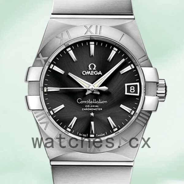 Omega Constellation Men 38mm 123.10.38.21.01.001 Silver-tone Bracelet Replica Watches