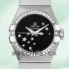 Omega Constellation 27mm Ladies 123.15.27.20.01.001 Black Dial Replica Watches