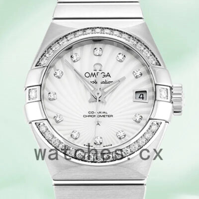 Omega Constellation 28mm 123.15.27.20.55.001 Ladies Automatic White Dial Replica Watches