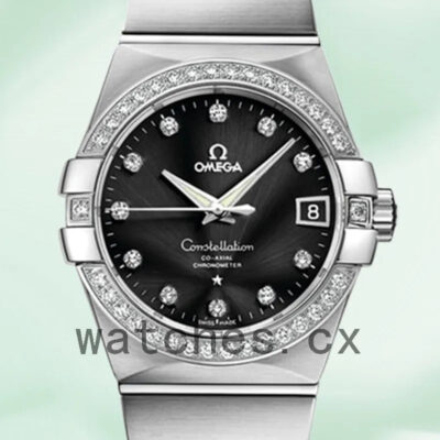 Omega Constellation 38mm 123.55.38.21.51.001 Men Silver-tone Replica Watches