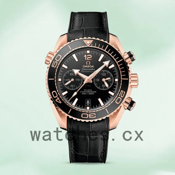 Omega Seamaster 45mm 215.63.46.51.01.001 Men Black Dial Replica Watches - Image 2