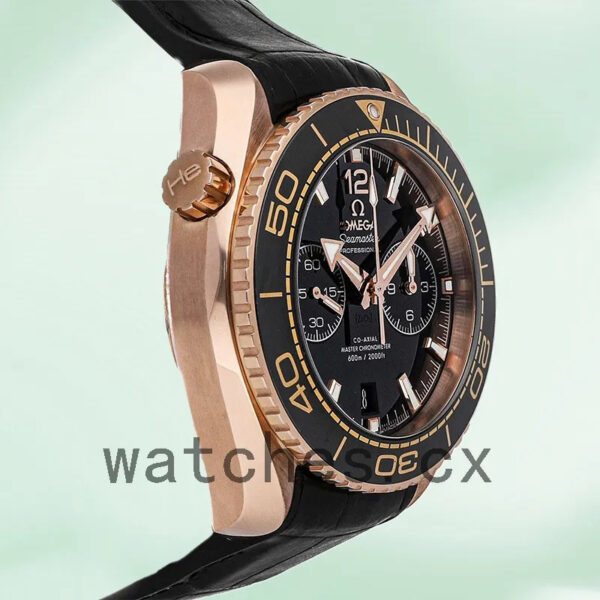 Omega Seamaster 45mm 215.63.46.51.01.001 Men Black Dial Replica Watches - Image 4