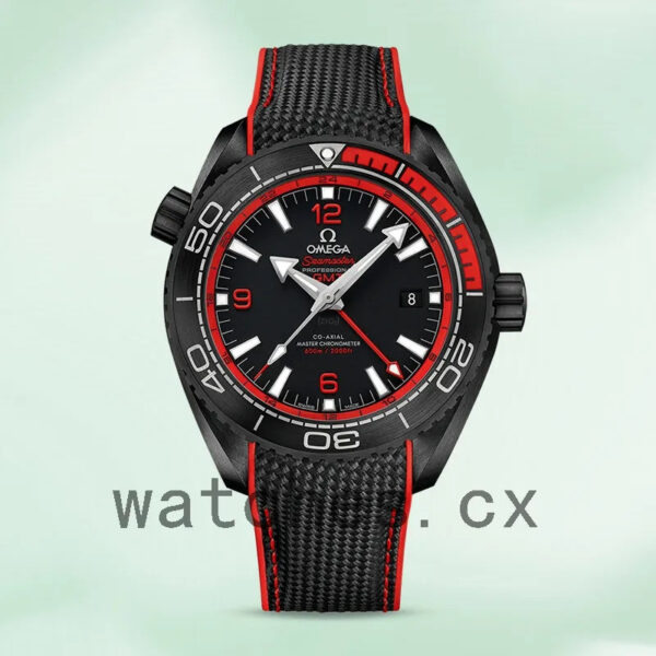 Omega Seamaster Men 45mm 215.92.46.22.01.003 Black-tone Strap Replica Watches - Image 2
