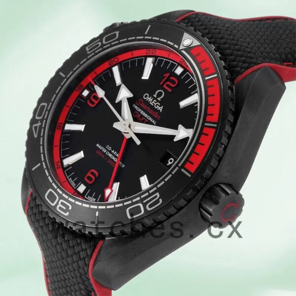 Omega Seamaster Men 45mm 215.92.46.22.01.003 Black-tone Strap Replica Watches - Image 3