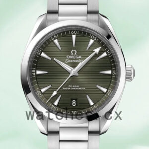 Omega Seamaster Men 42mm 220.10.41.21.10.001 Green Dial Replica Watches