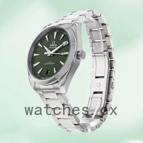 Omega Seamaster Men 42mm 220.10.41.21.10.001 Green Dial Replica Watches - Image 3