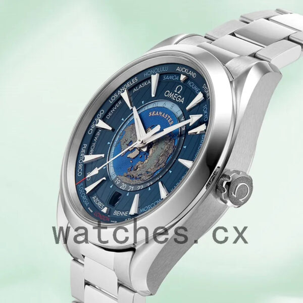 Omega Seamaster 220.10.43.22.03.001 Men 41mm Automatic Blue Dial Replica Watches - Image 3