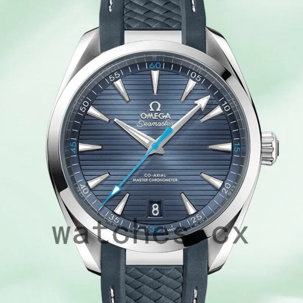 Omega Seamaster 220.12.41.21.03.002 42mm Men Silver-tone Blue Dial Replica Watches