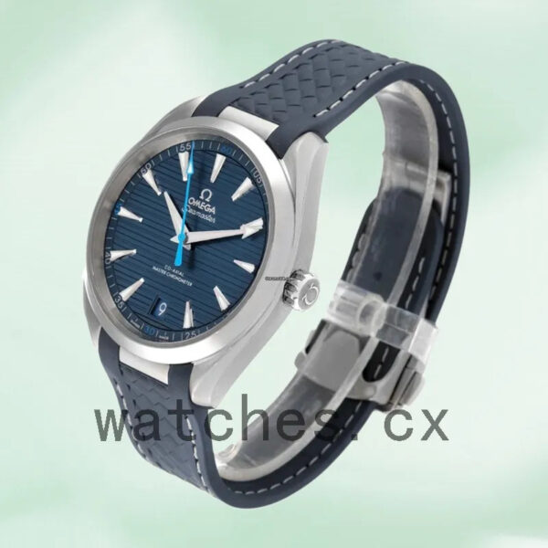 Omega Seamaster 220.12.41.21.03.002 42mm Men Silver-tone Blue Dial Replica Watches - Image 4