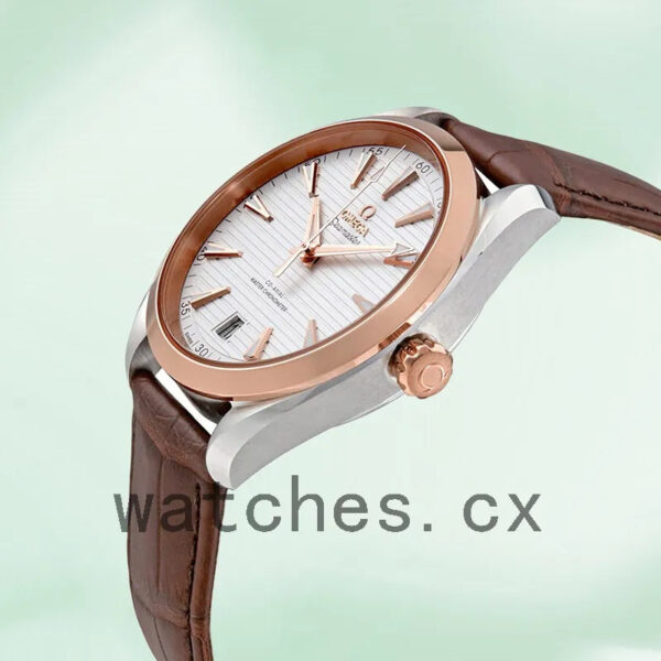 Omega Seamaster Men 220.23.41.21.02.001 42mm Silver-tone Leather Strap Replica Watches - Image 3