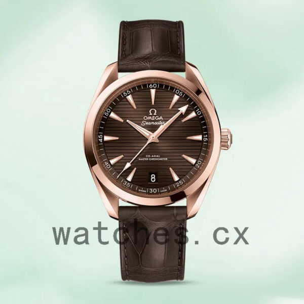 Omega Seamaster Men 220.53.41.21.13.001 41mm Automatic Brown Dial Replica Watches - Image 2