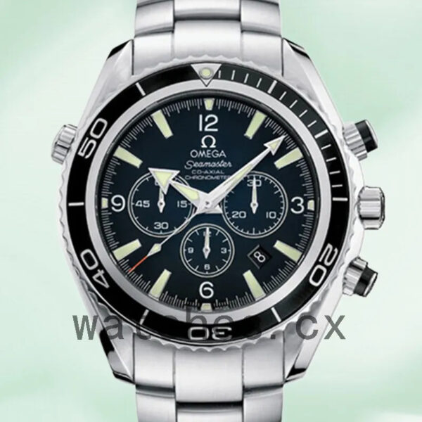 Omega Seamaster 45mm/44mm Men 2210.50.00 Silver-tone Black Dial Replica Watches
