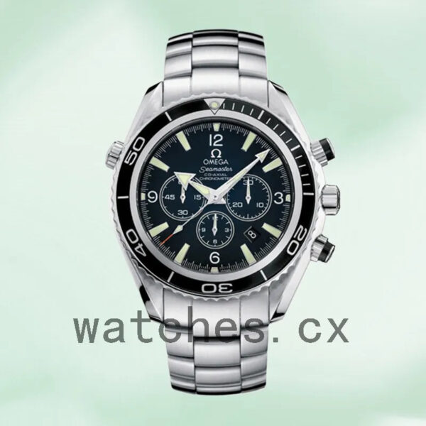 Omega Seamaster 45mm/44mm Men 2210.50.00 Silver-tone Black Dial Replica Watches - Image 2