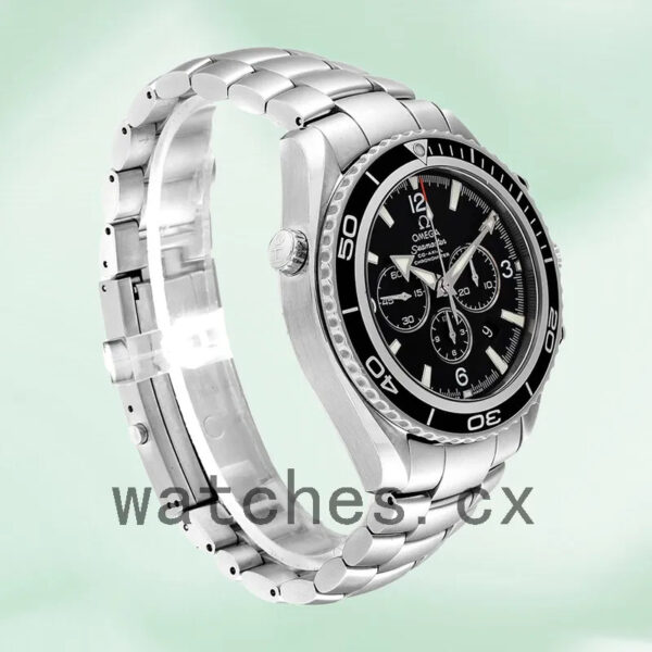 Omega Seamaster 45mm/44mm Men 2210.50.00 Silver-tone Black Dial Replica Watches - Image 4