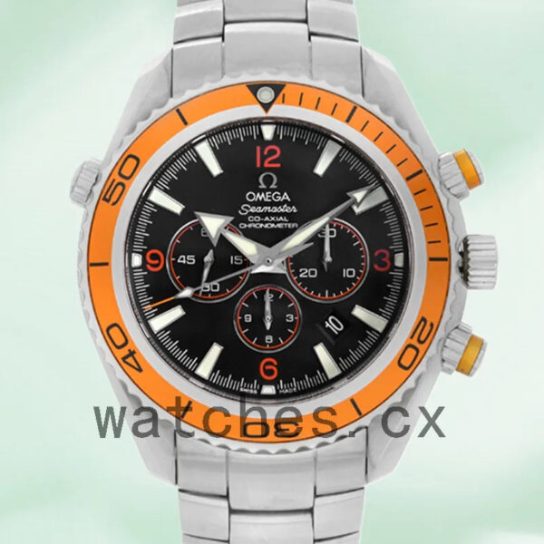 Omega Seamaster 2218.50.00 45mm Men Black Dial Silver-tone Replica Watches