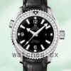 Omega Seamaster 35mm 232.18.38.20.01.001 Ladies Leather Strap Replica Watches